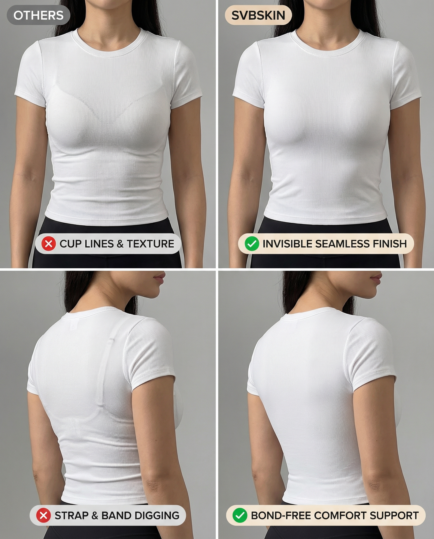 INVISIBLE JellyLift Bra - Seamless Wire-free