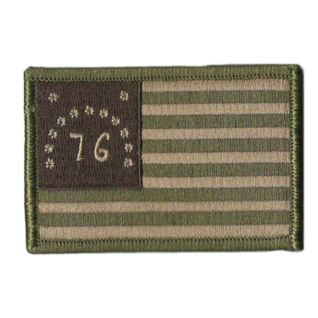 2x3" Bennington '76 Tactical Flag Patch
