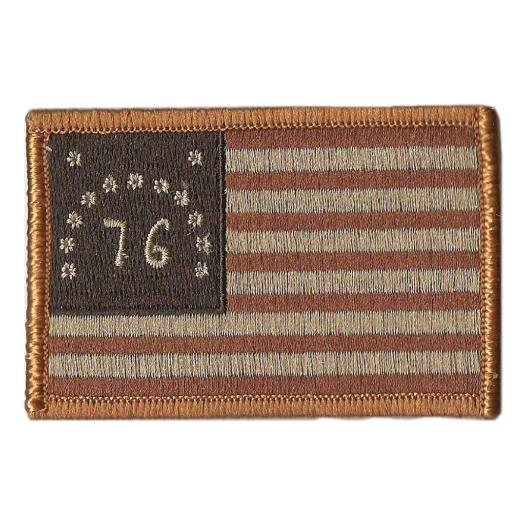 2x3" Bennington '76 Tactical Flag Patch