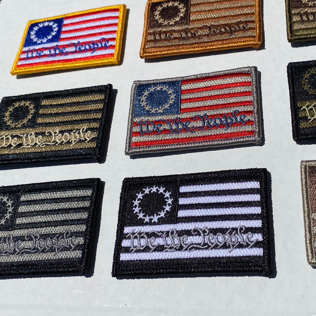2"x3" We The People/Betsy Ross Patch