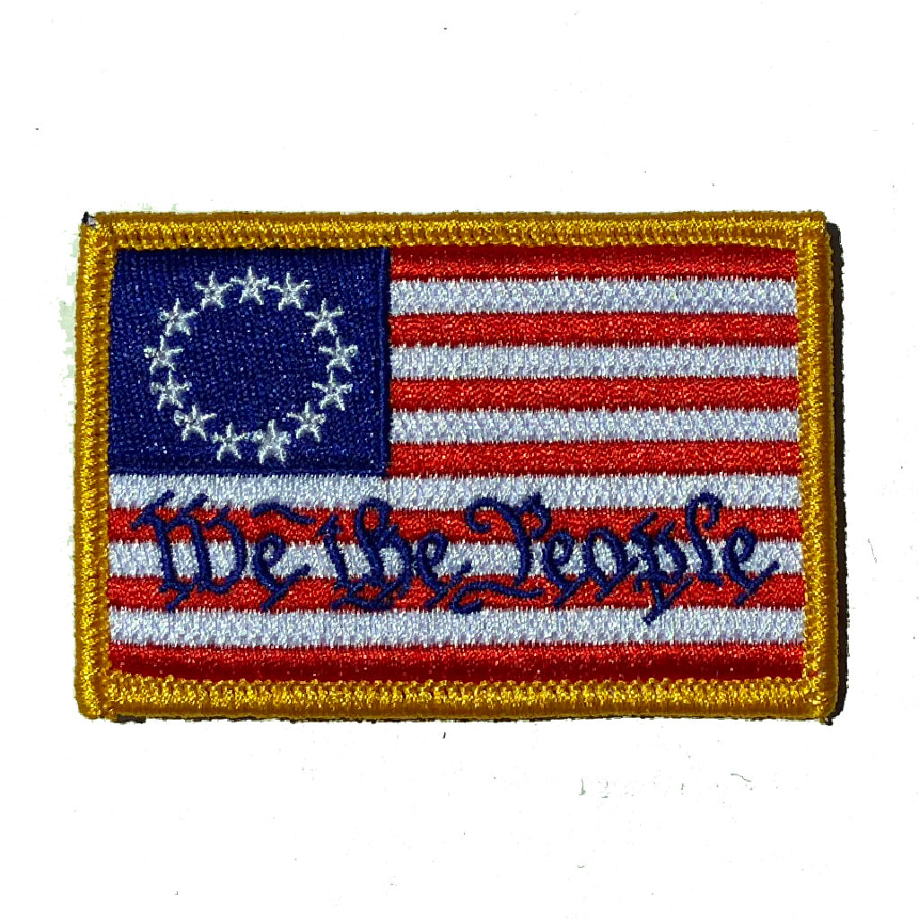 2"x3" We The People/Betsy Ross Patch
