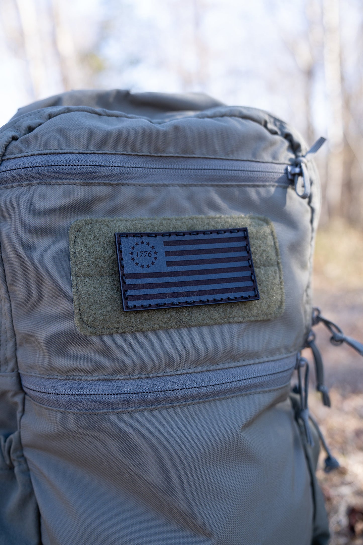 Betsy Ross Flag Leather Patch