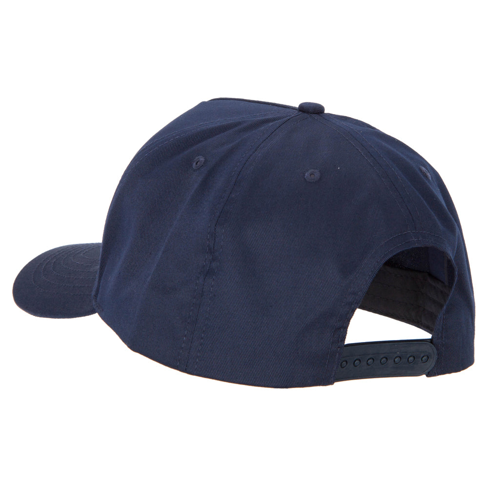 Big Size Solid Cotton Twill 5 Panel High Profile Pro Style Snap Cap