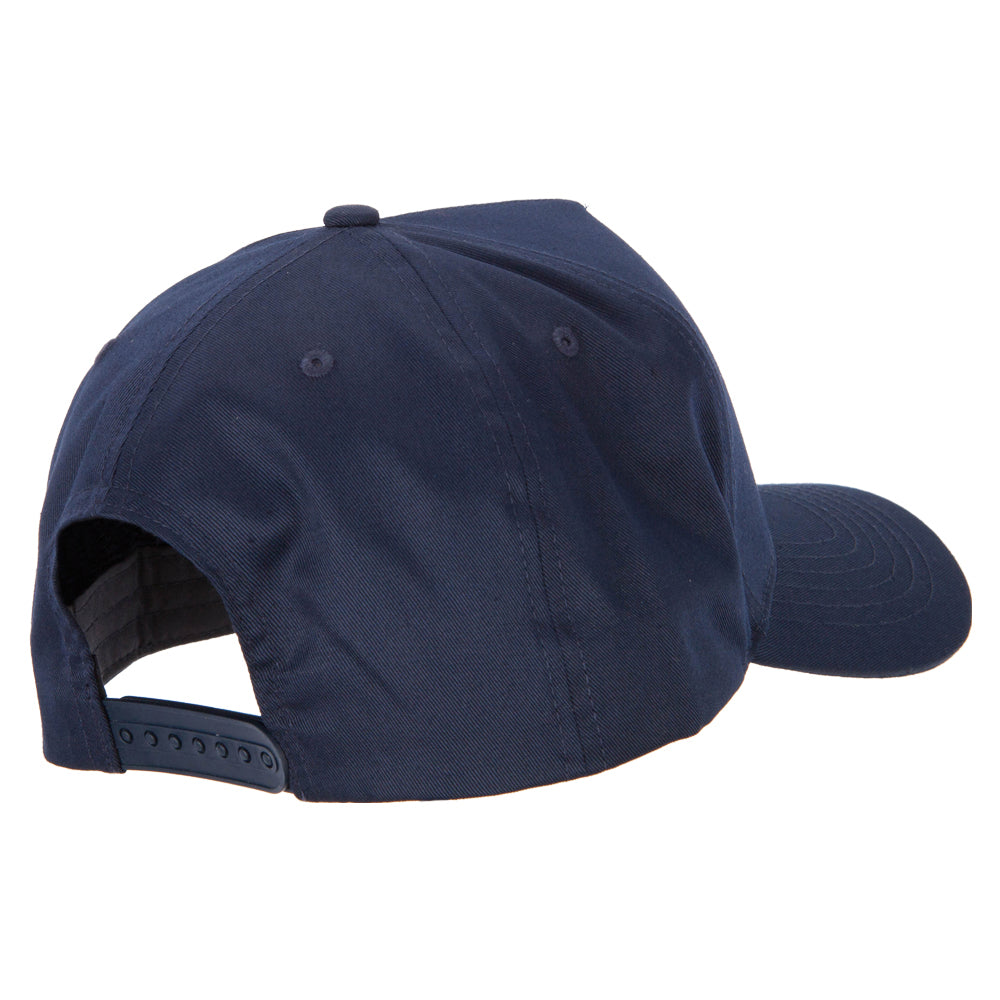 Big Size Solid Cotton Twill 5 Panel High Profile Pro Style Snap Cap