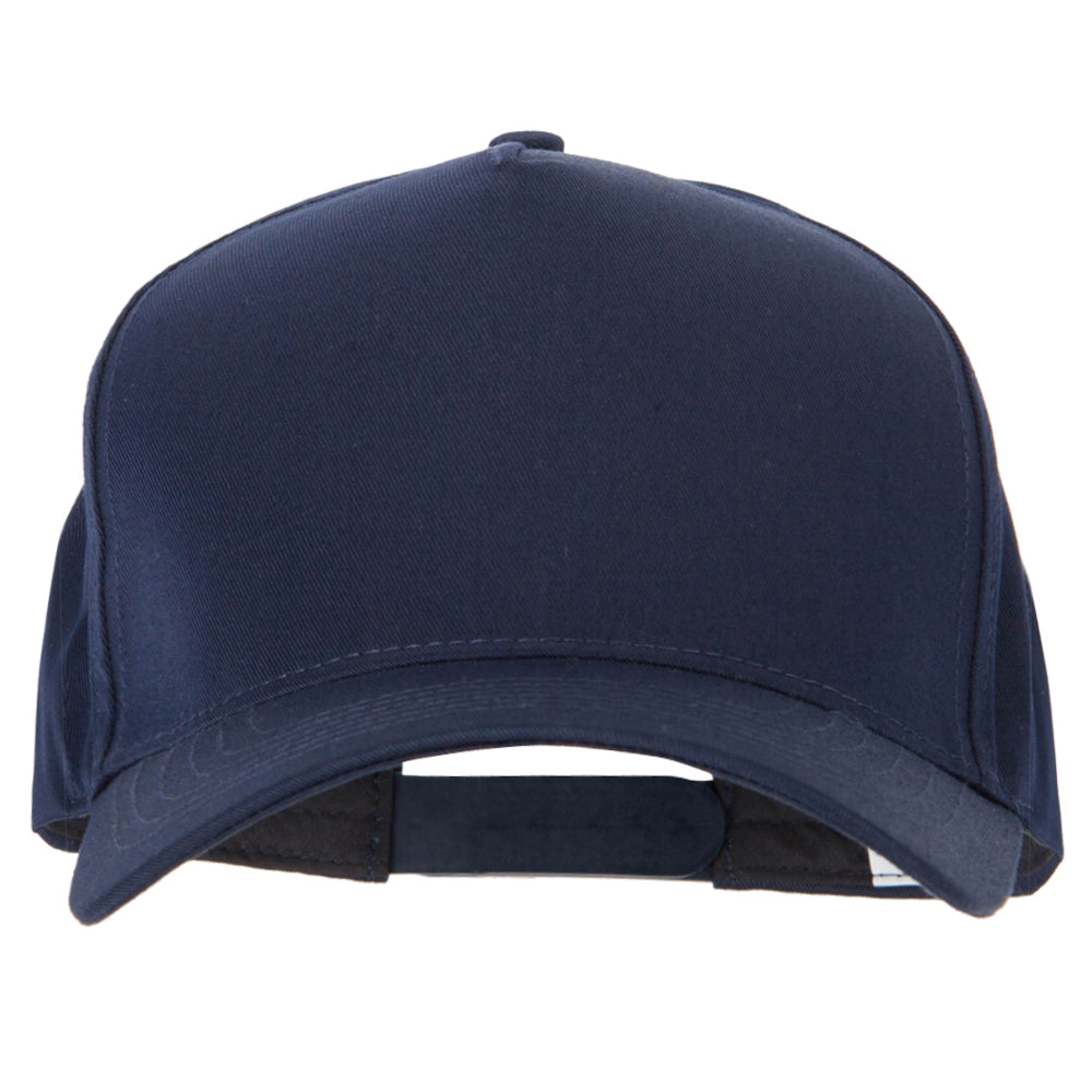 Big Size Solid Cotton Twill 5 Panel High Profile Pro Style Snap Cap