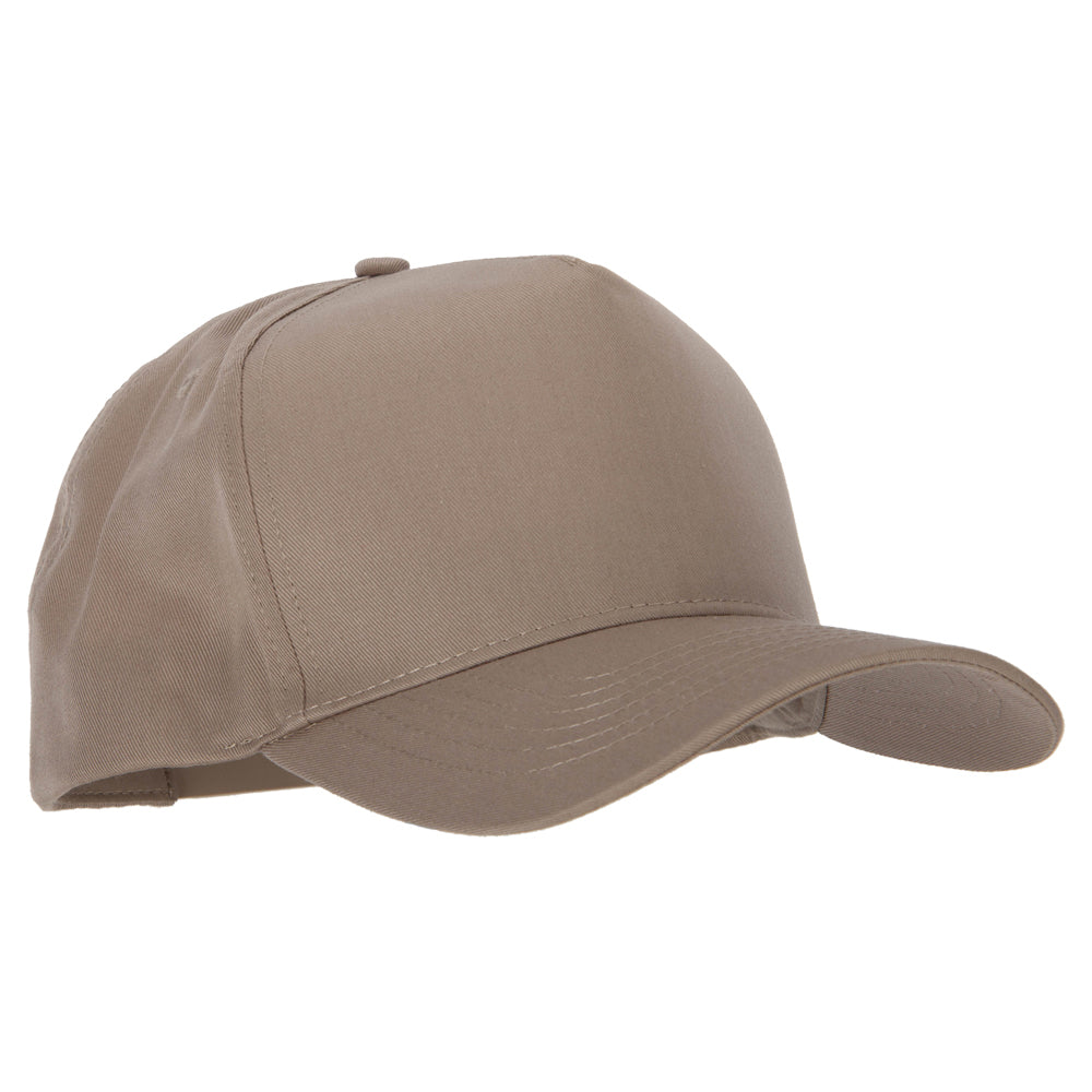 Big Size Solid Cotton Twill 5 Panel High Profile Pro Style Snap Cap
