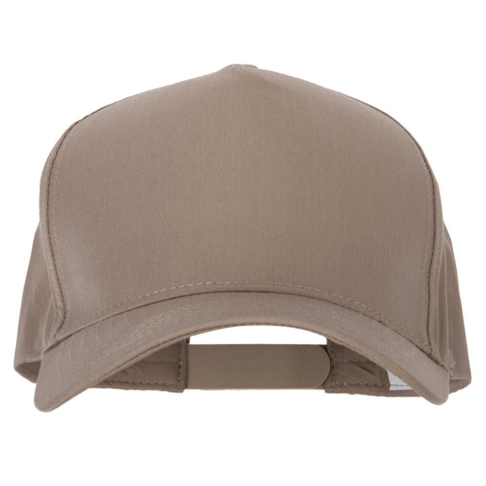 Big Size Solid Cotton Twill 5 Panel High Profile Pro Style Snap Cap