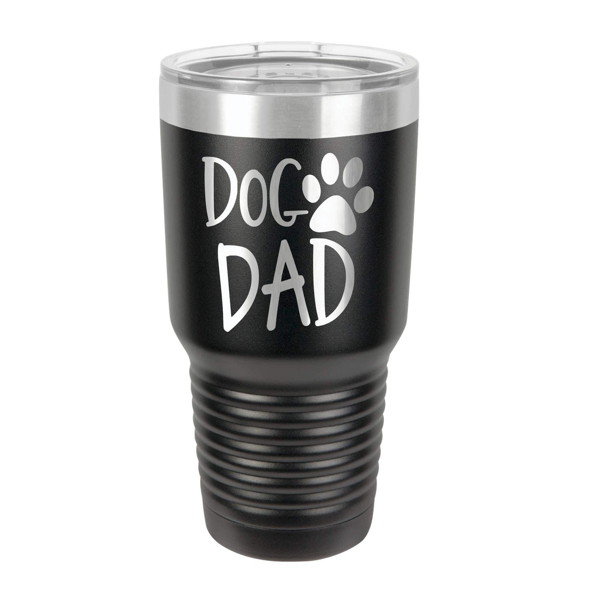 Dog Dad Paw Print | Engraved Polar Camel Tumbler
