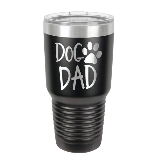 Dog Dad Paw Print | Engraved Polar Camel Tumbler