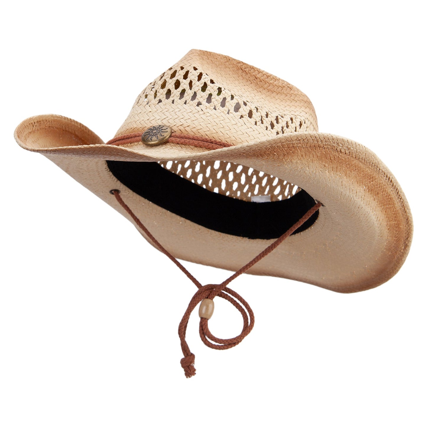 Women's Brass Button Cowboy Hat