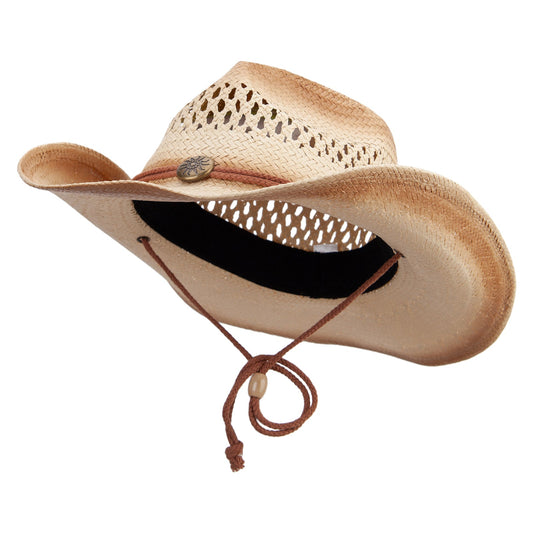Women's Brass Button Cowboy Hat
