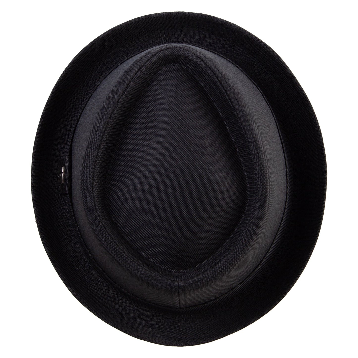 Big Size Polyester Linen Mixed Porkpie Upbrim Fedora