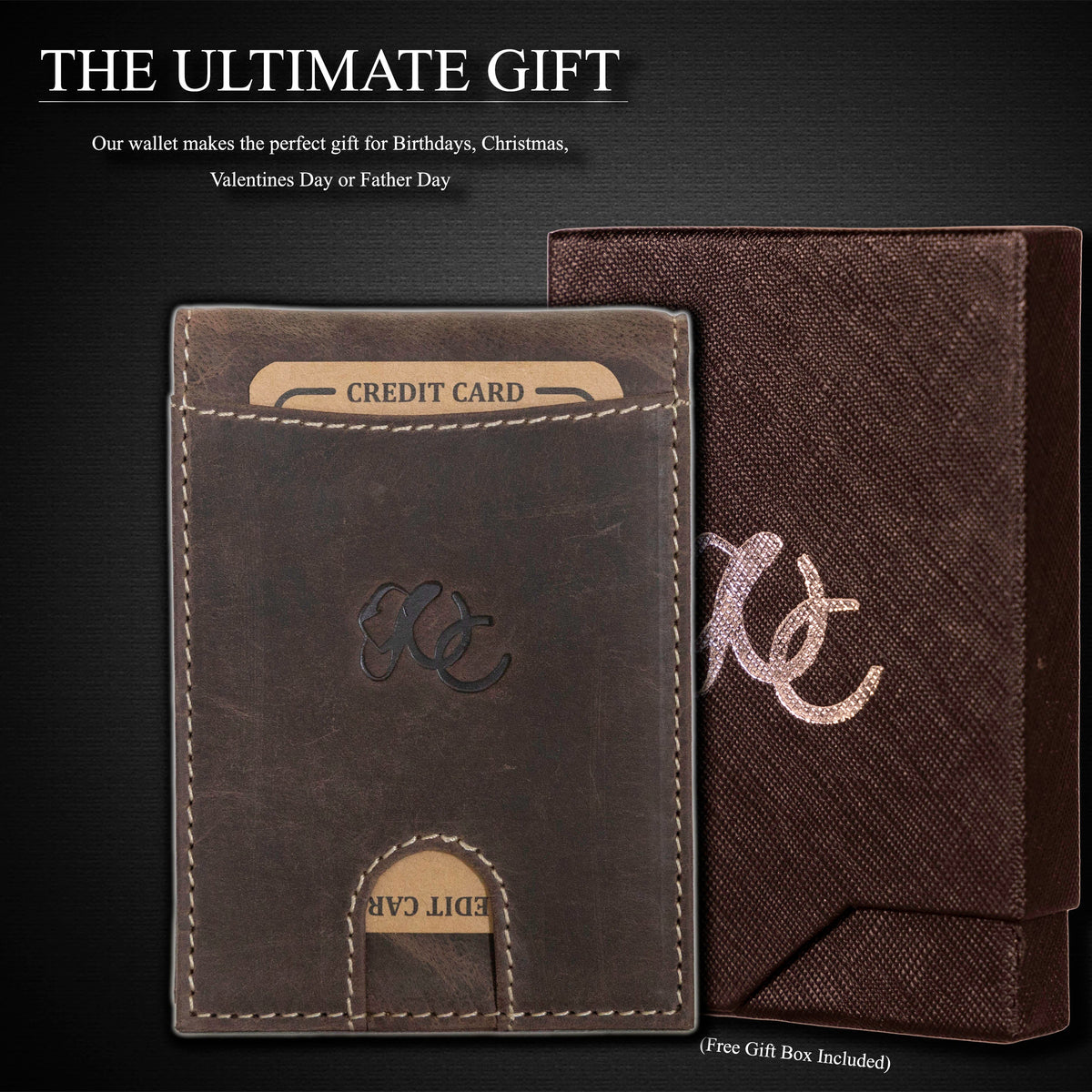 Leather Money Clip Bifold