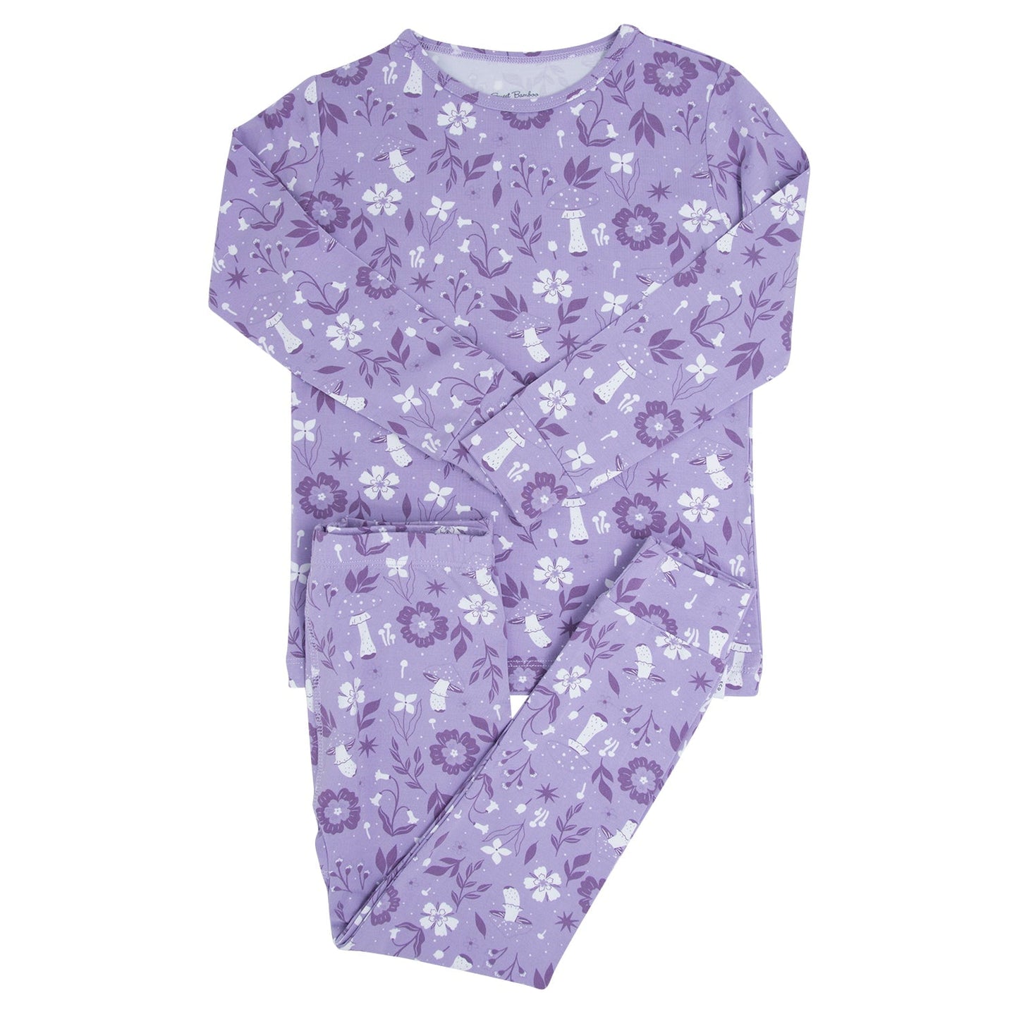 Mushroom Floral Pajama Set