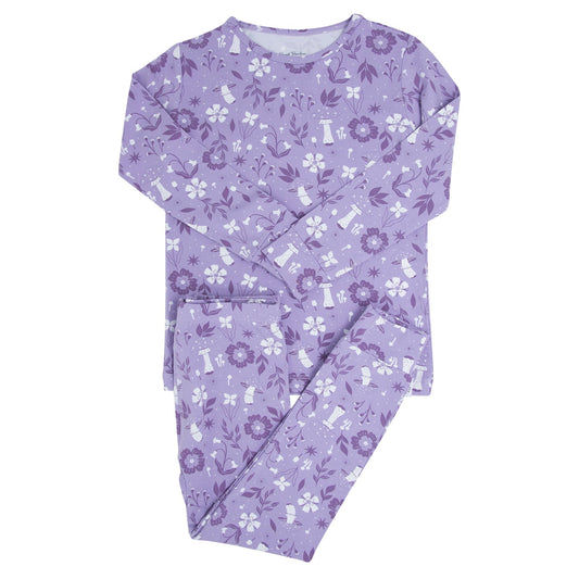 Mushroom Floral Pajama Set