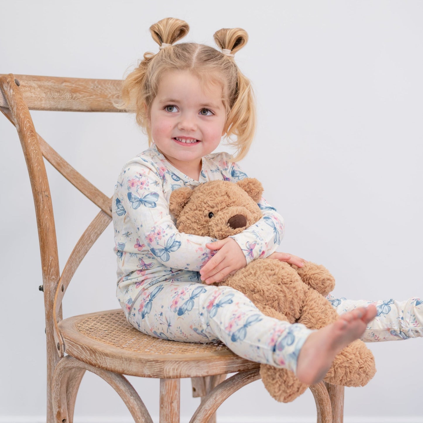 Watercolor Butterfly Pajama Set