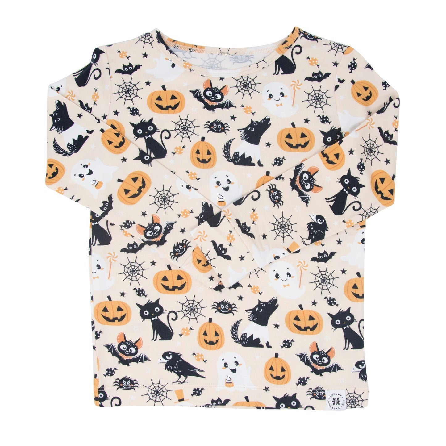Big Kid Pajama Bats and Cats