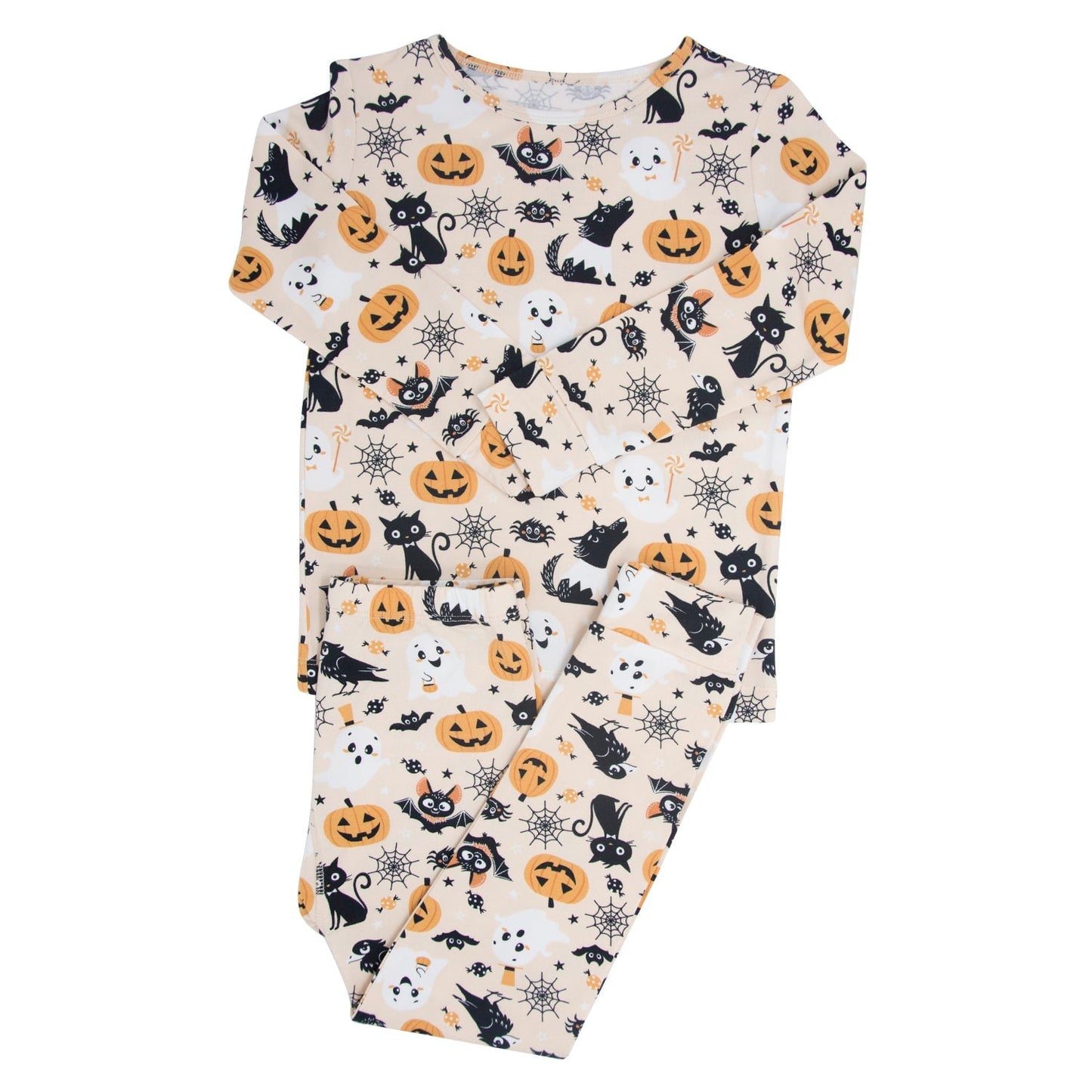 Big Kid Pajama Bats and Cats