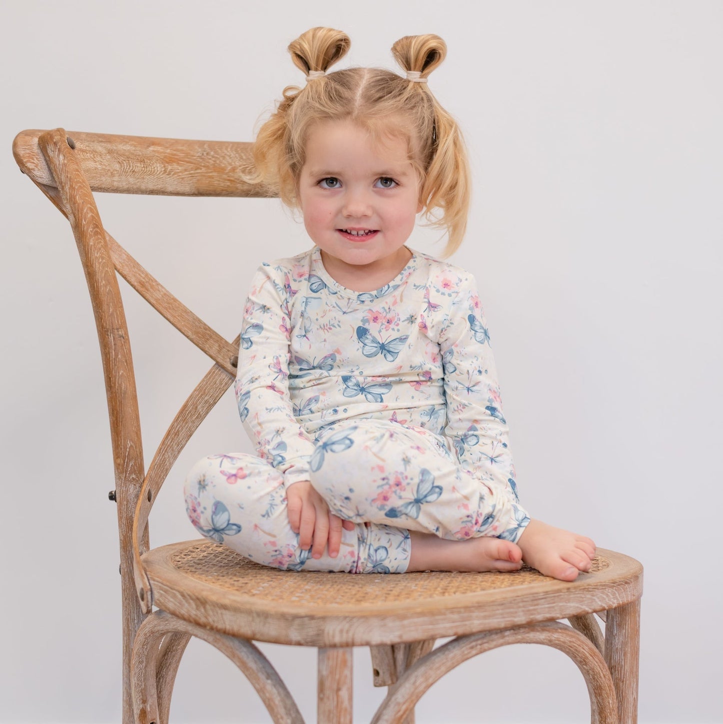 Watercolor Butterfly Pajama Set