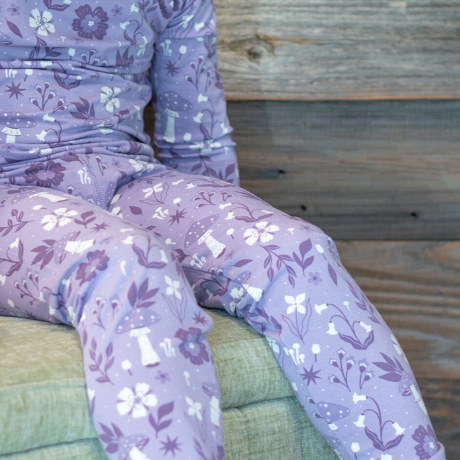 Mushroom Floral Pajama Set