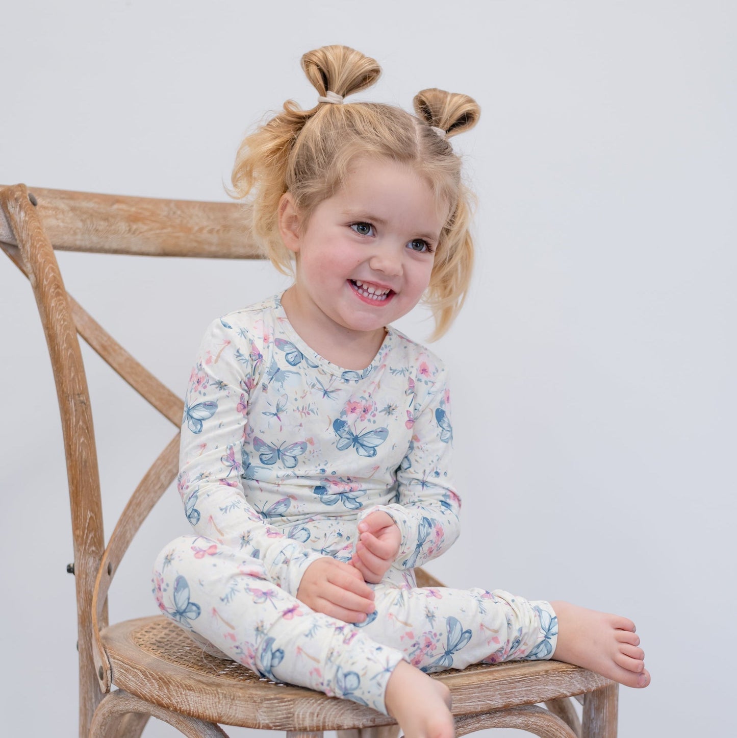 Watercolor Butterfly Pajama Set