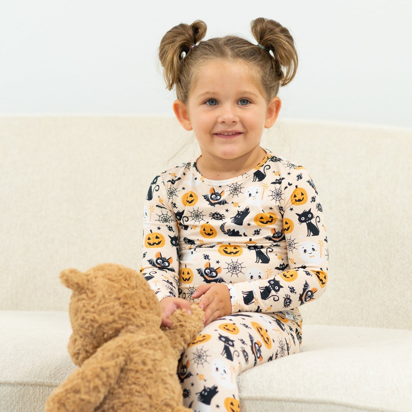 Big Kid Pajama Bats and Cats