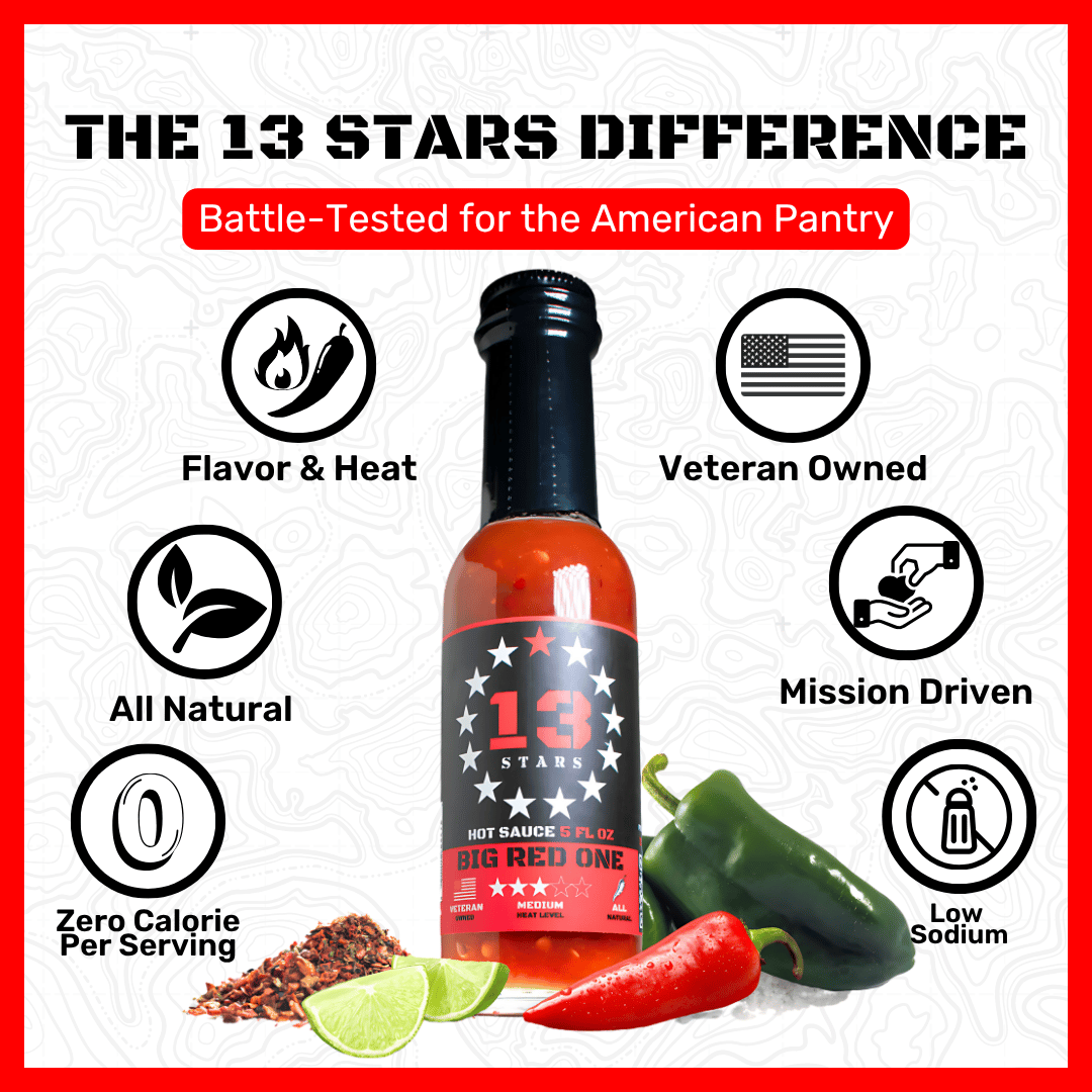 Big Red One - Savory & Classic Medium Hot Sauce