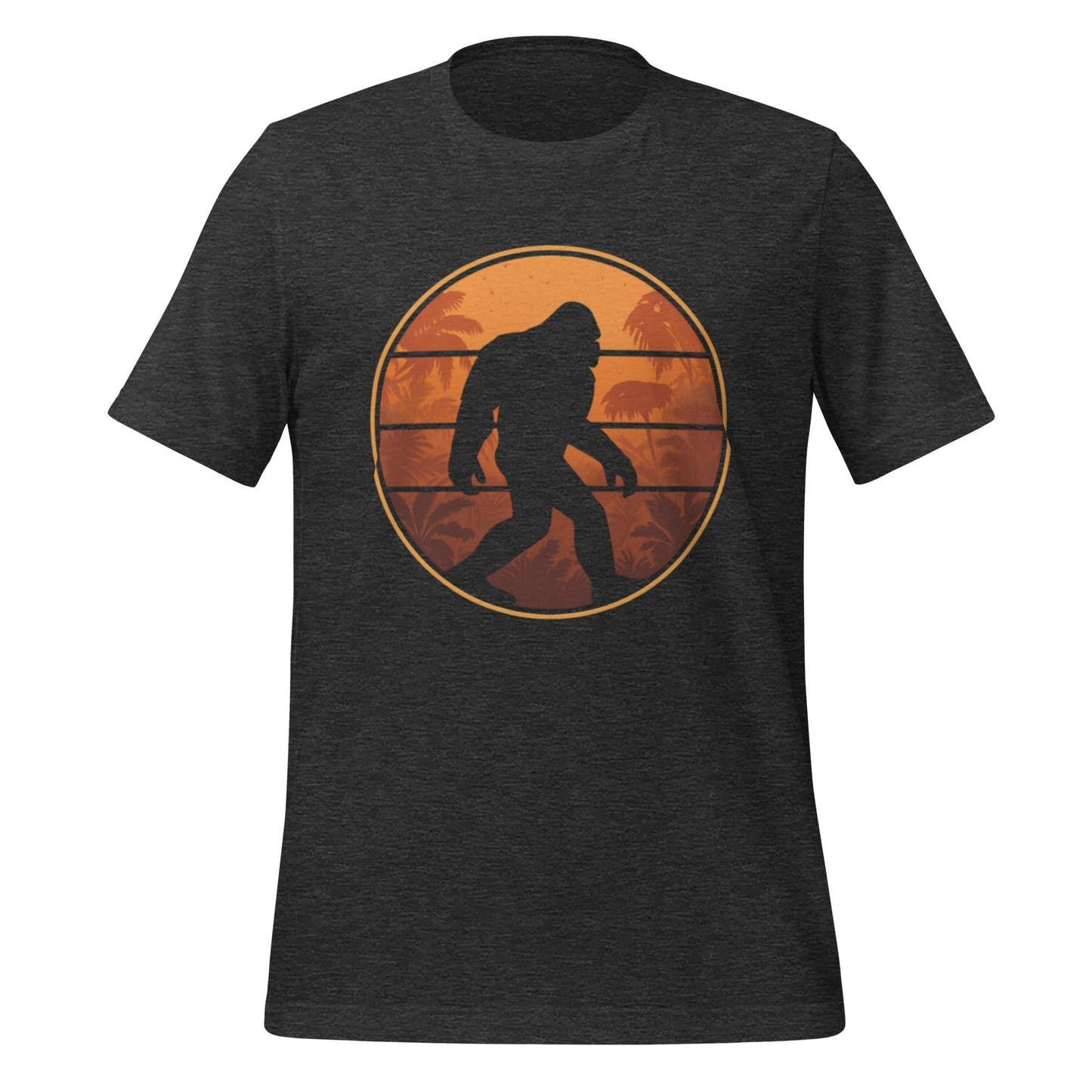 Bigfoot Jungle T-Shirt | Orange Sunset Silhouette | Classic