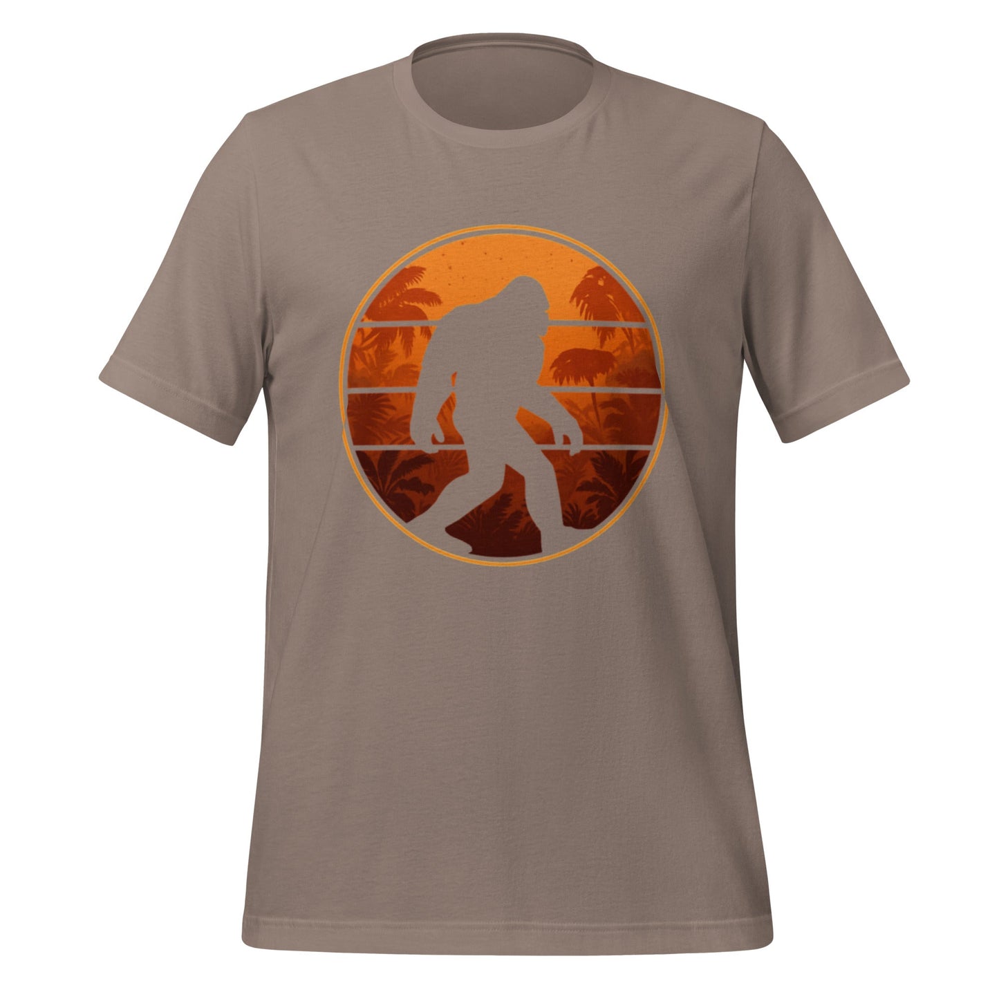Bigfoot Jungle T-Shirt | Orange Sunset Silhouette | Classic