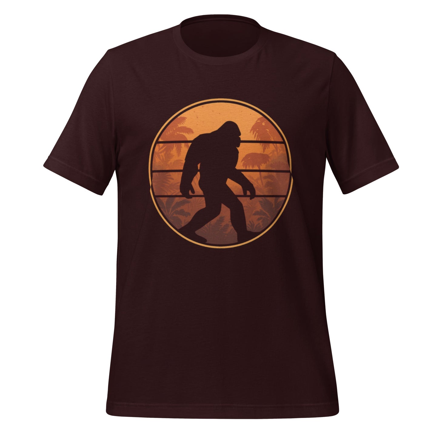 Bigfoot Jungle T-Shirt | Orange Sunset Silhouette | Classic