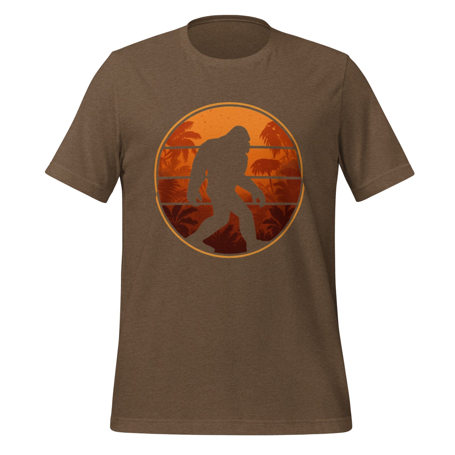 Bigfoot Jungle T-Shirt | Orange Sunset Silhouette | Classic