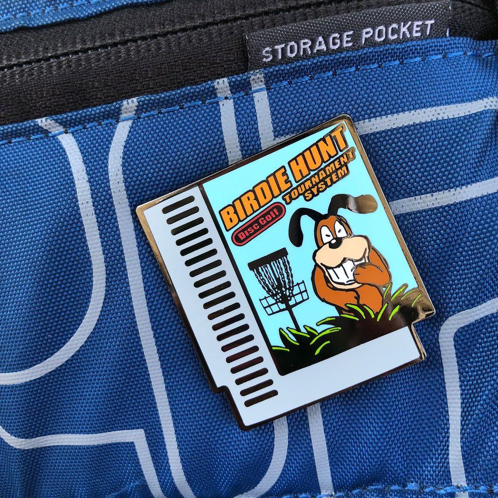 Birdie Hunt Pin - Locking Metal Backer