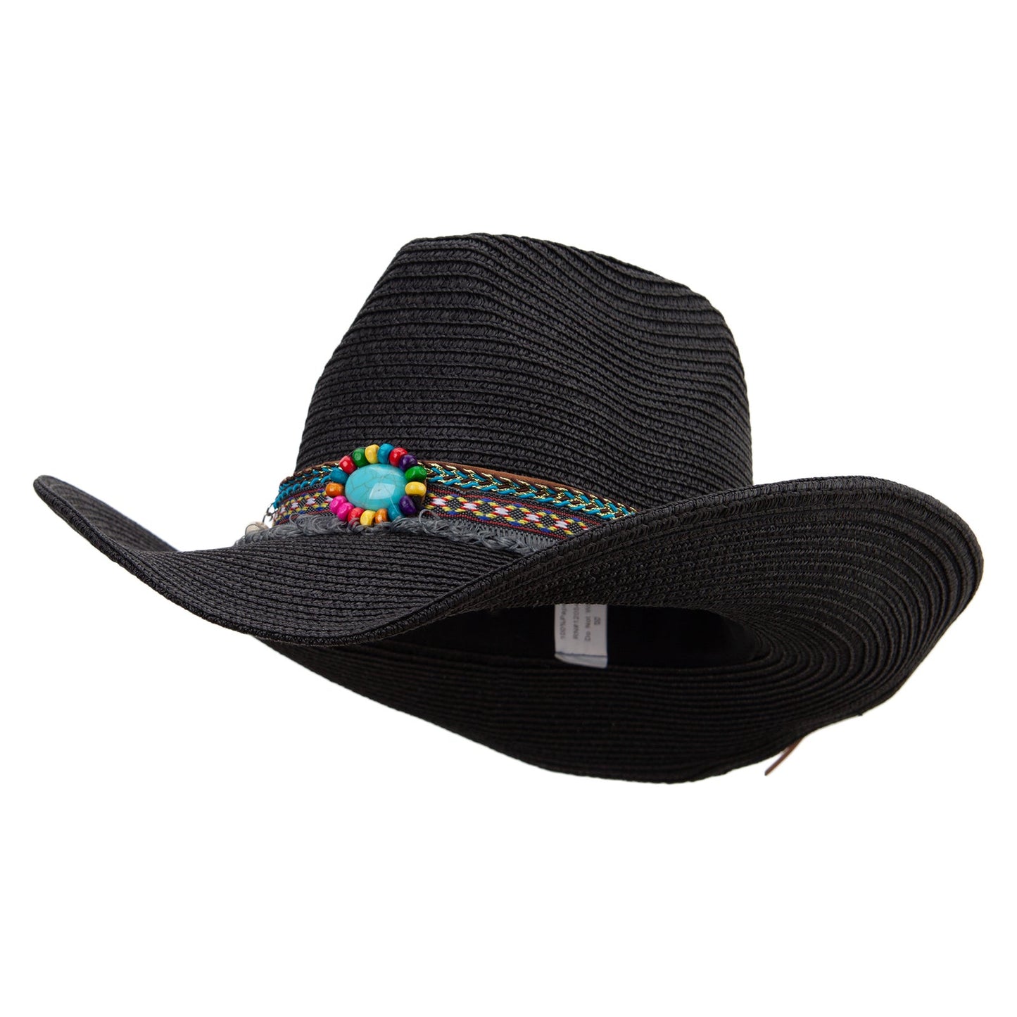 Women's Cowboy Hat with Tassle and Bead