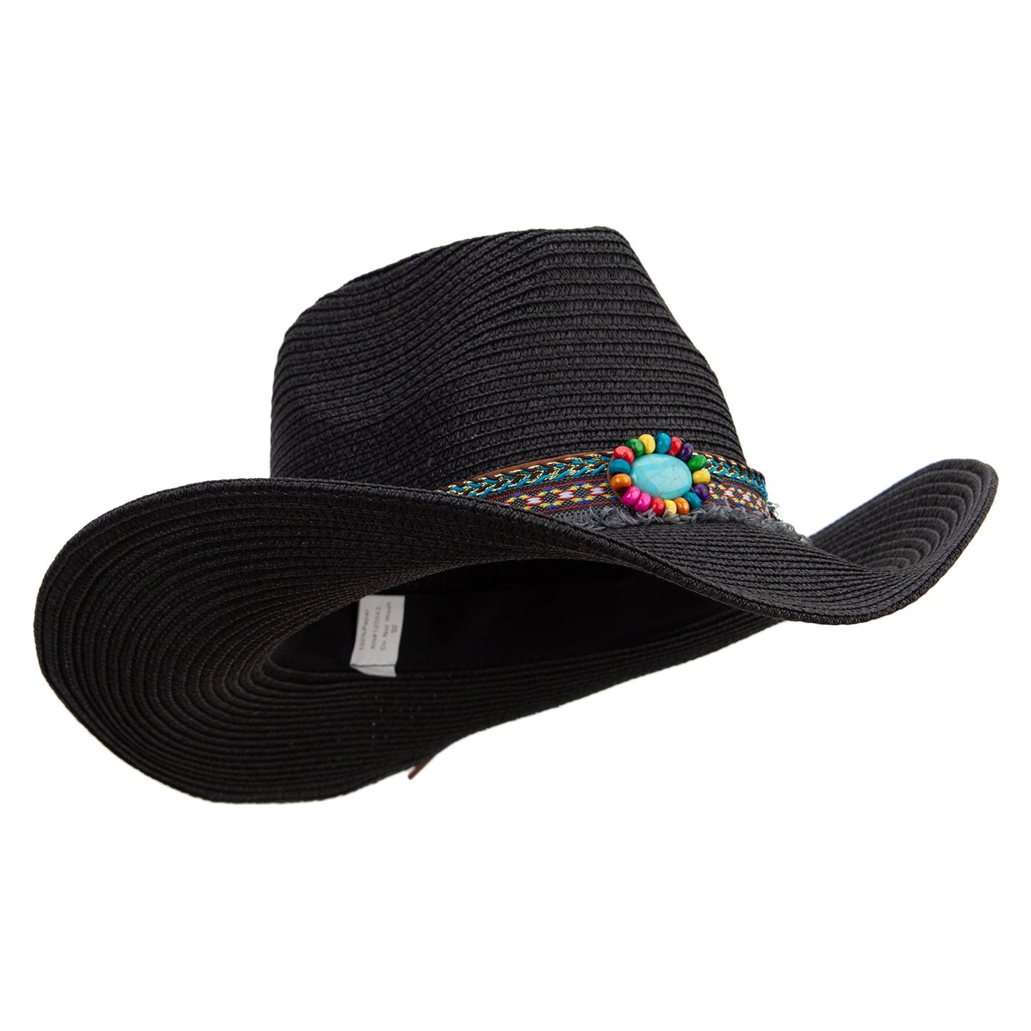 Women's Cowboy Hat with Tassle and Bead