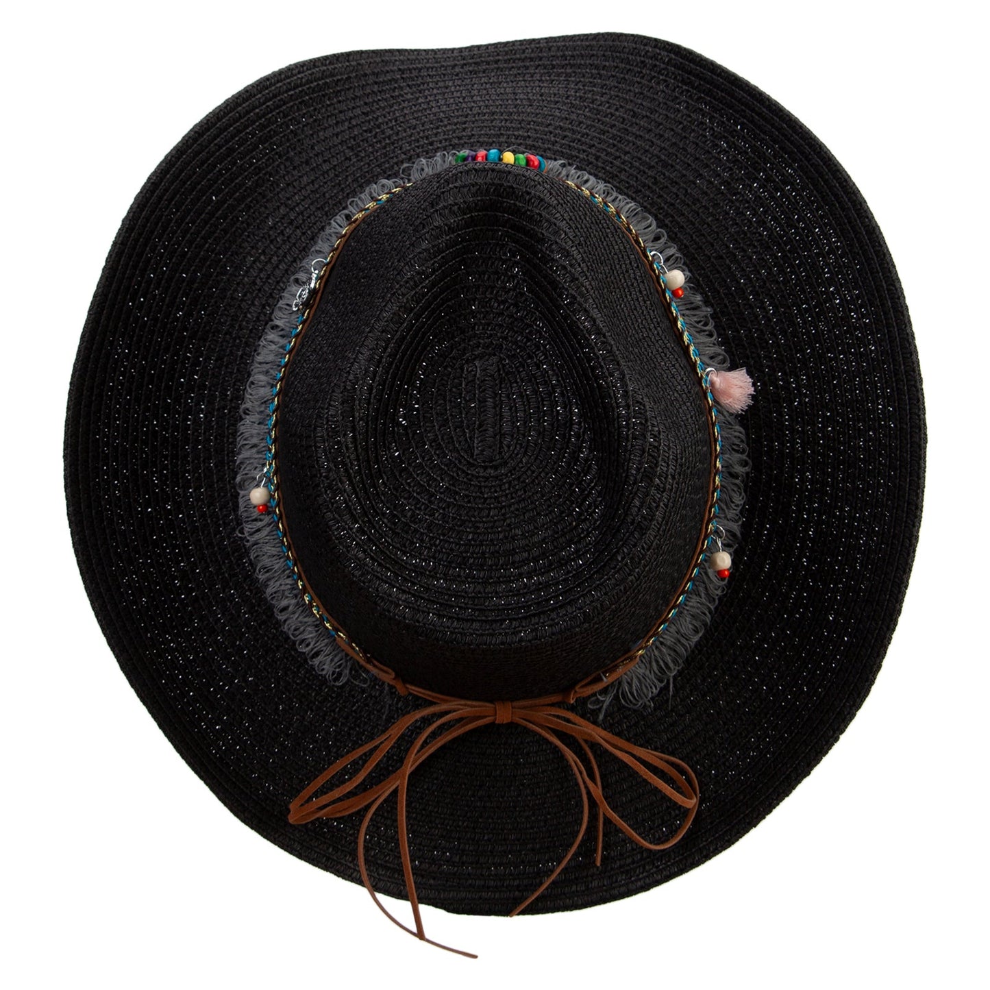 Women's Cowboy Hat with Tassle and Bead