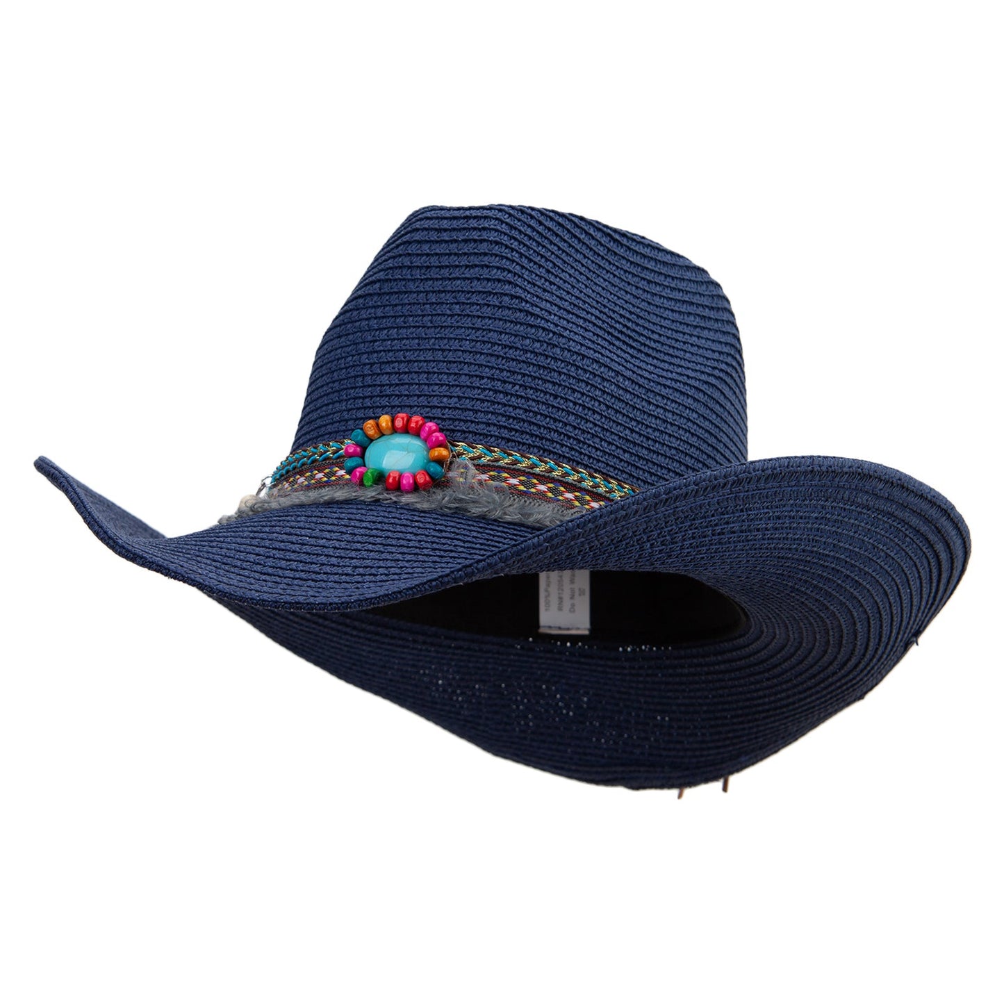 Women's Cowboy Hat with Tassle and Bead