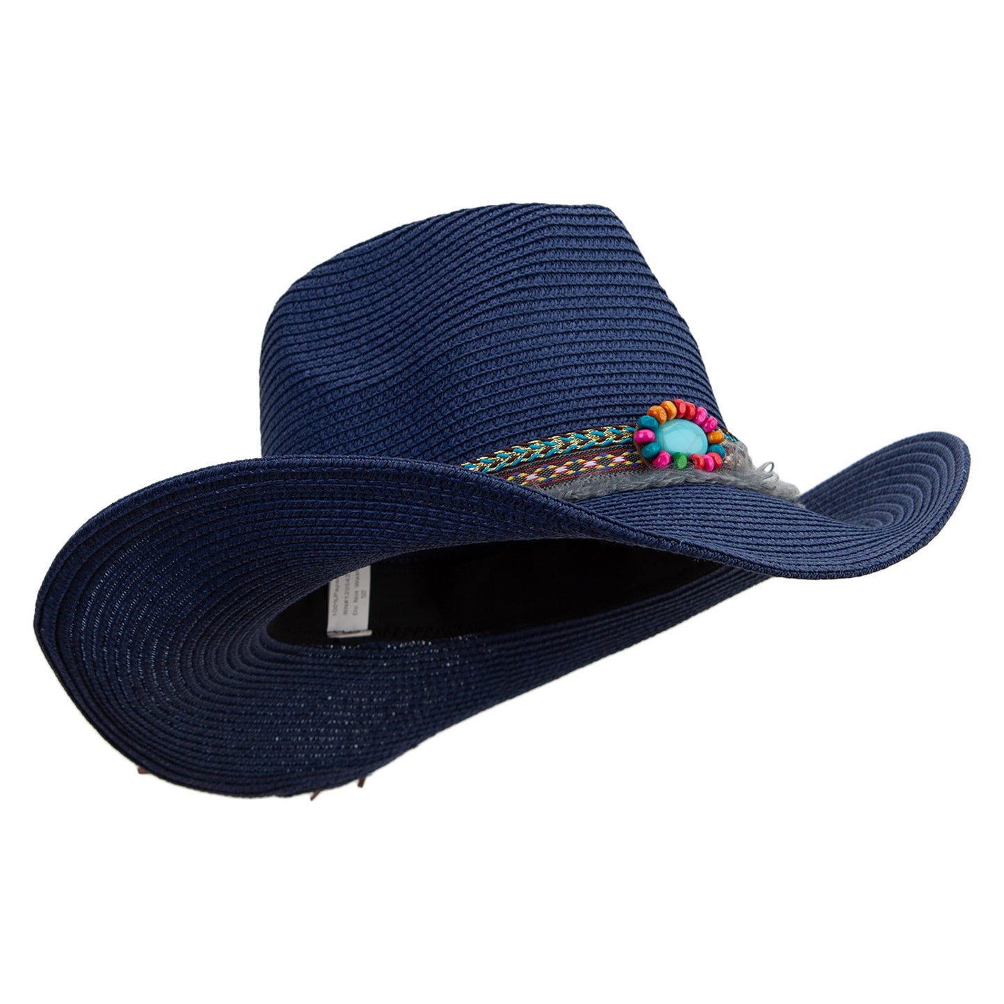 Women's Cowboy Hat with Tassle and Bead