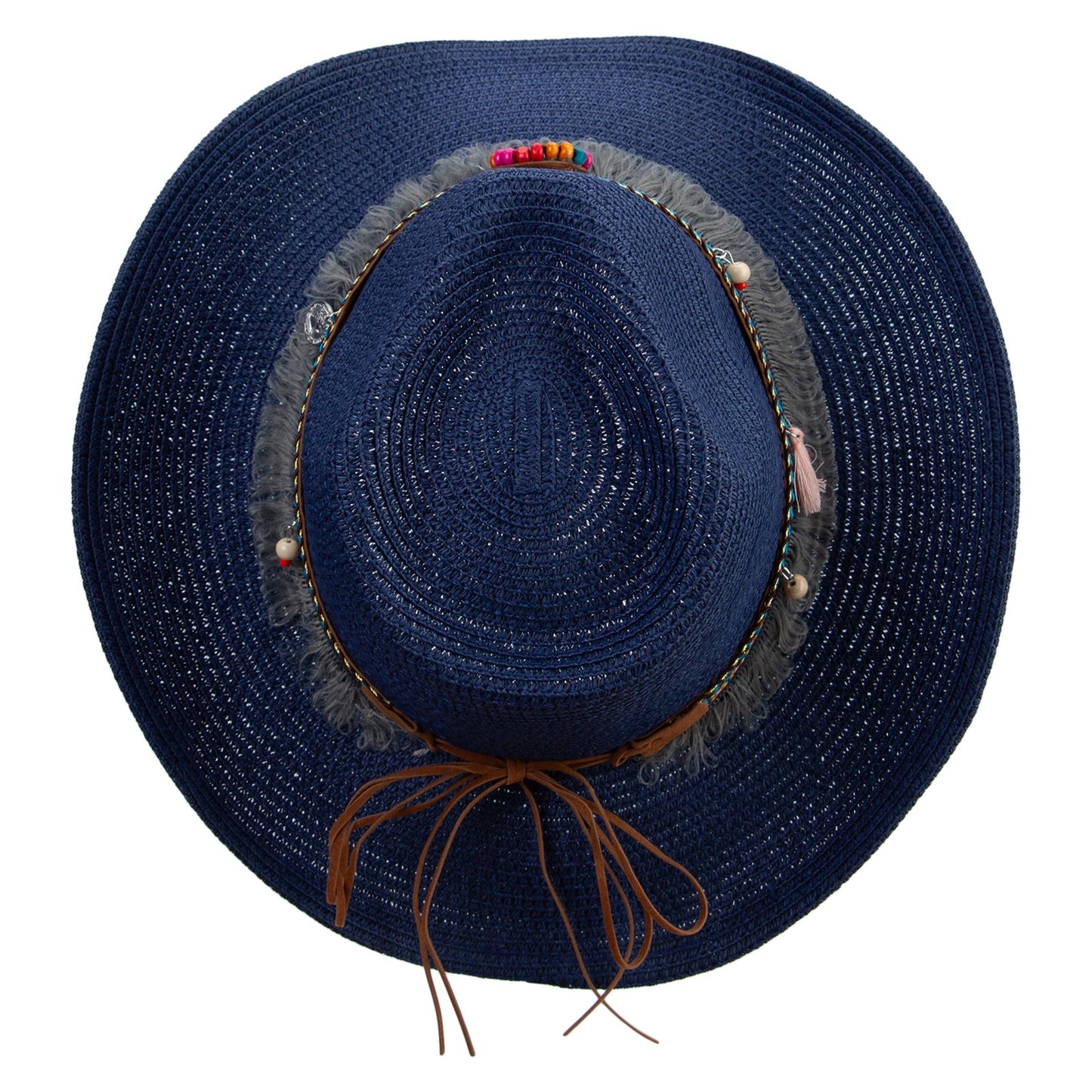 Women's Cowboy Hat with Tassle and Bead