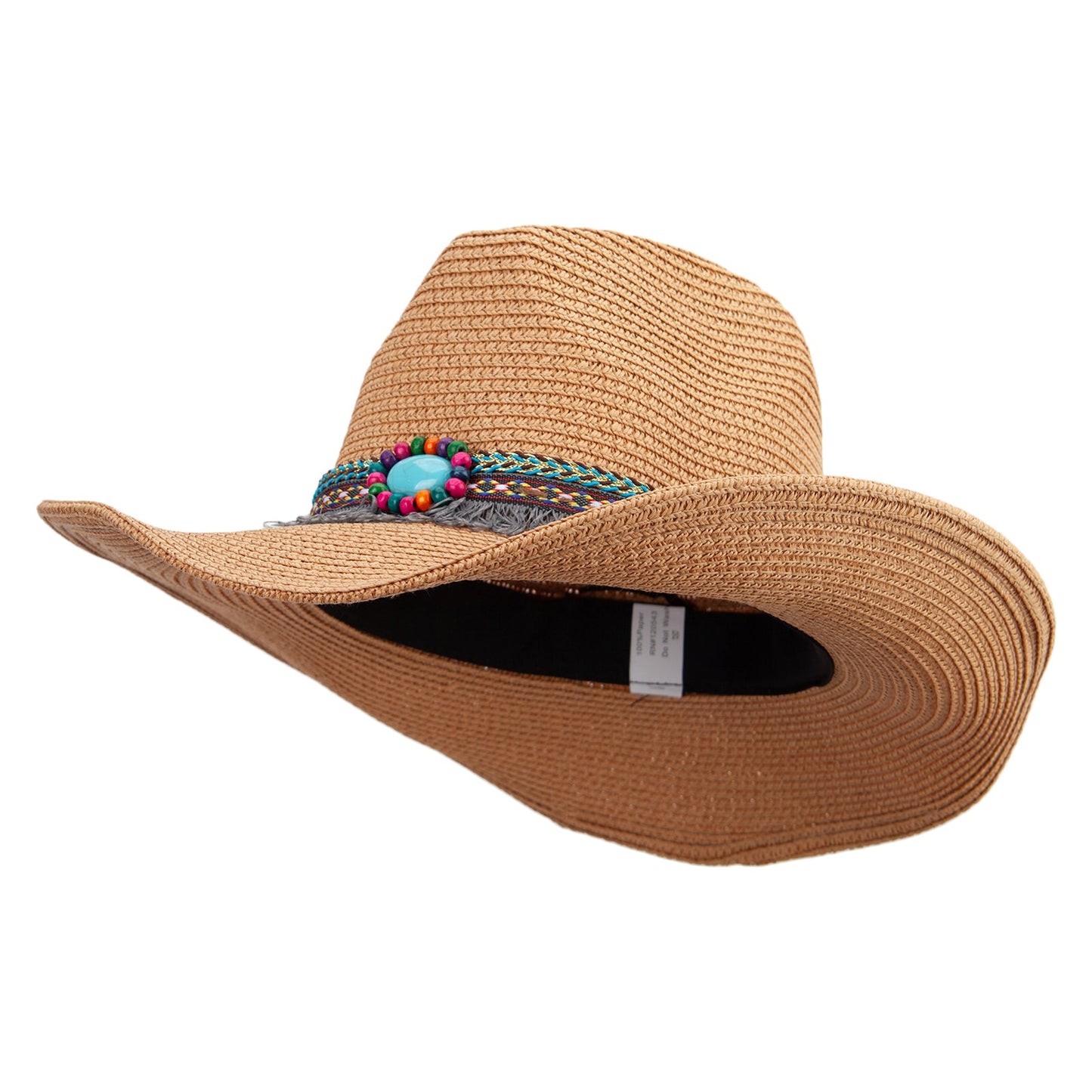 Women's Cowboy Hat with Tassle and Bead