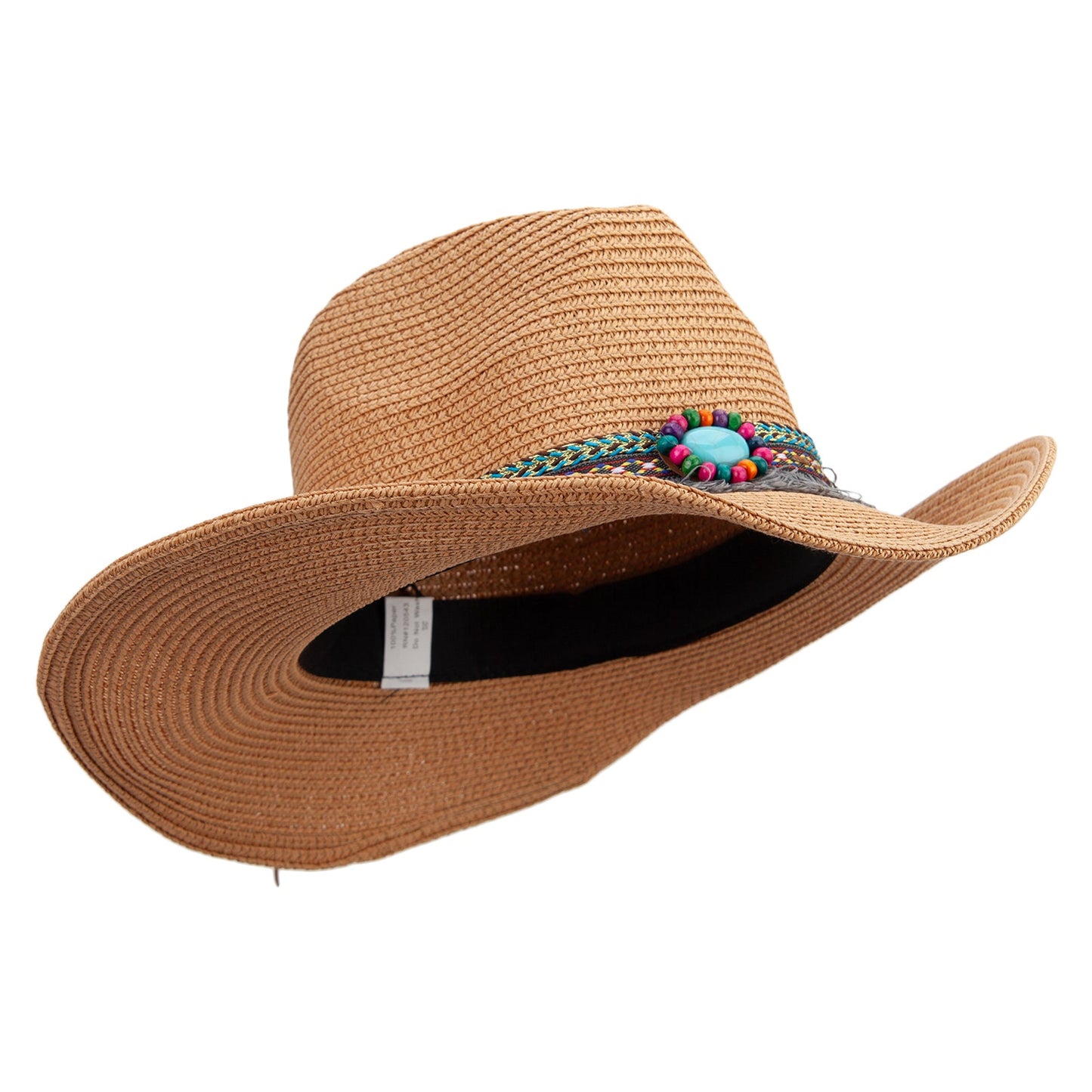 Women's Cowboy Hat with Tassle and Bead