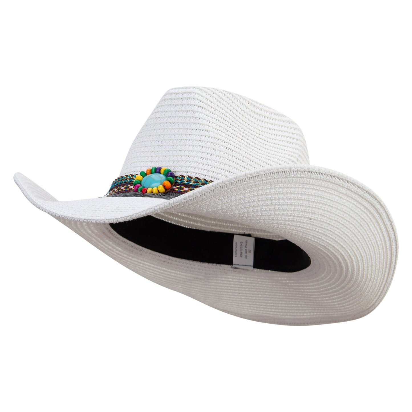 Women's Cowboy Hat with Tassle and Bead