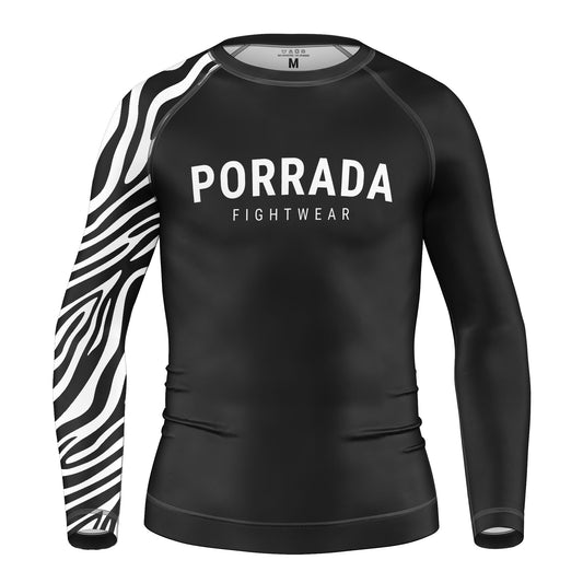 IBJJF WHITE RANKED KIDS RASH GUARD