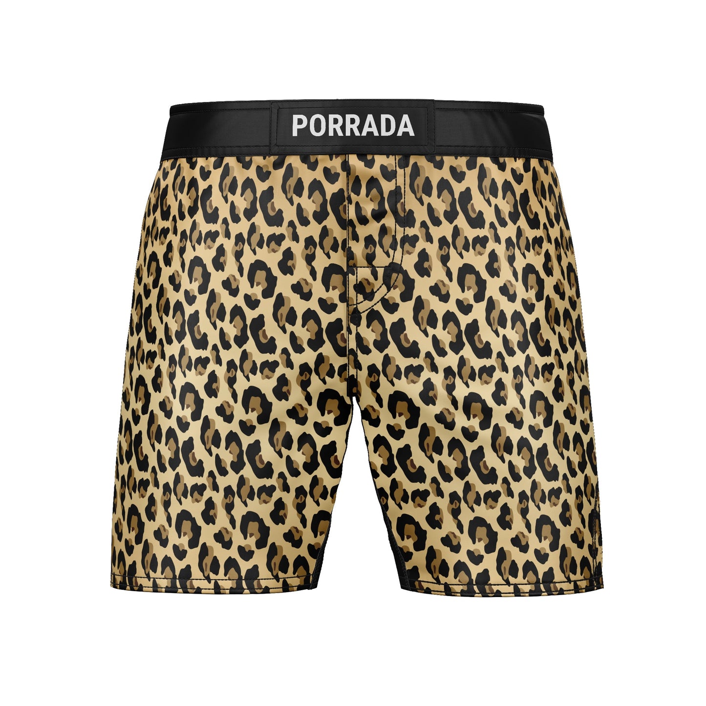 LEOPARD FIGHT SHORTS