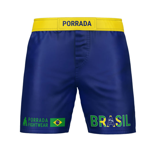 BRAZIL FLAG FIGHT SHORTS