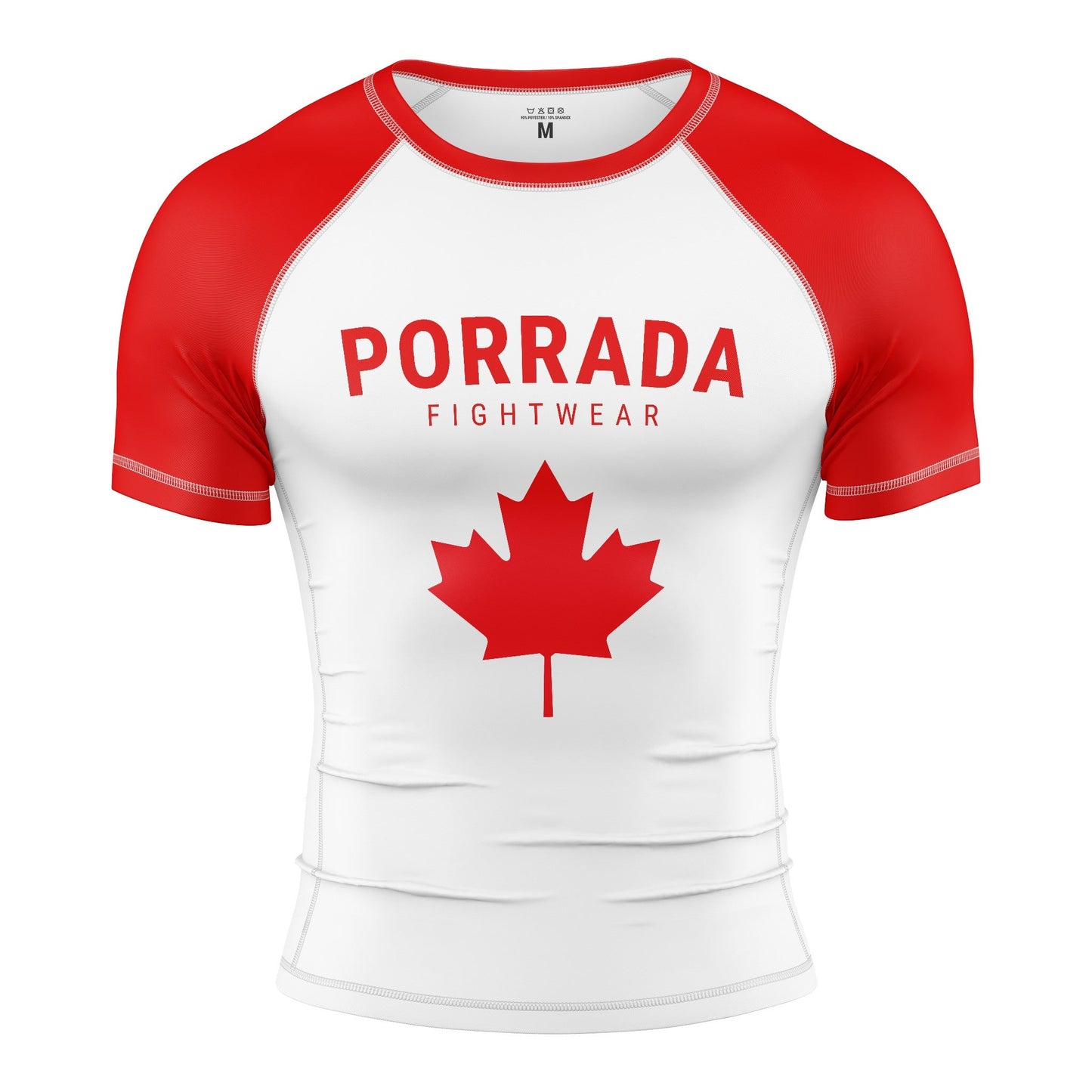 CANADA FLAG SHORT SLEEVE RASH GUARD