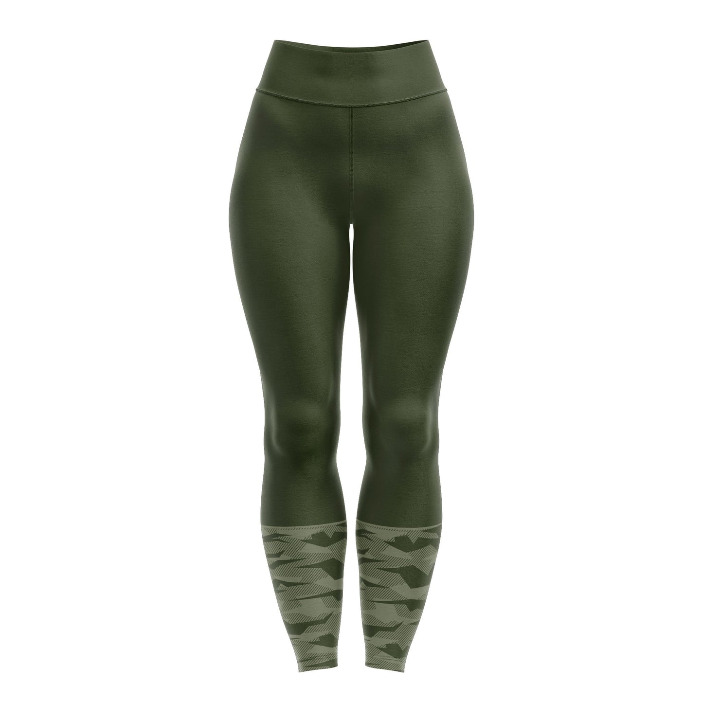GREEN CAMO WOMEN LEGGINGS
