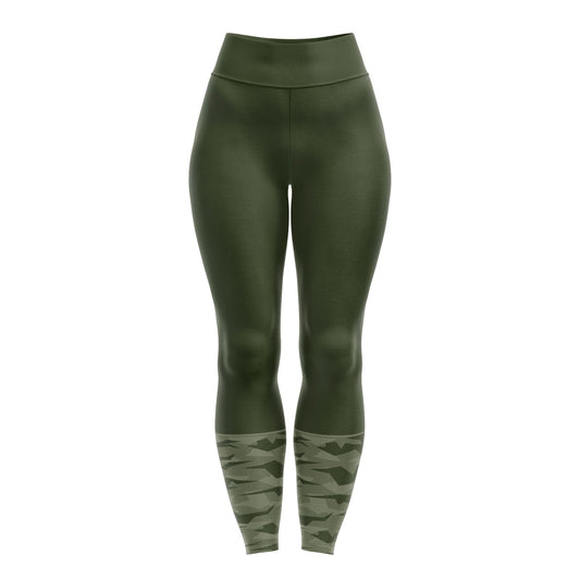 GREEN CAMO WOMEN LEGGINGS