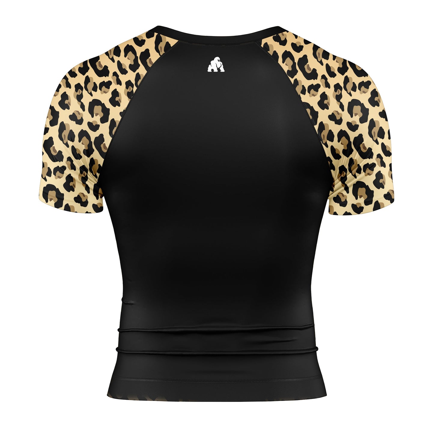 LEOPARD SHORT SLEEVE RASH GUARD