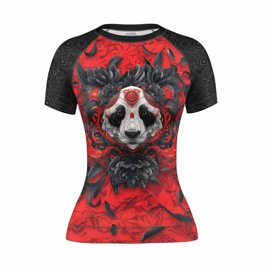 LOTUS PANDA WOMEN SHORT SLEEVE RASH GUARD