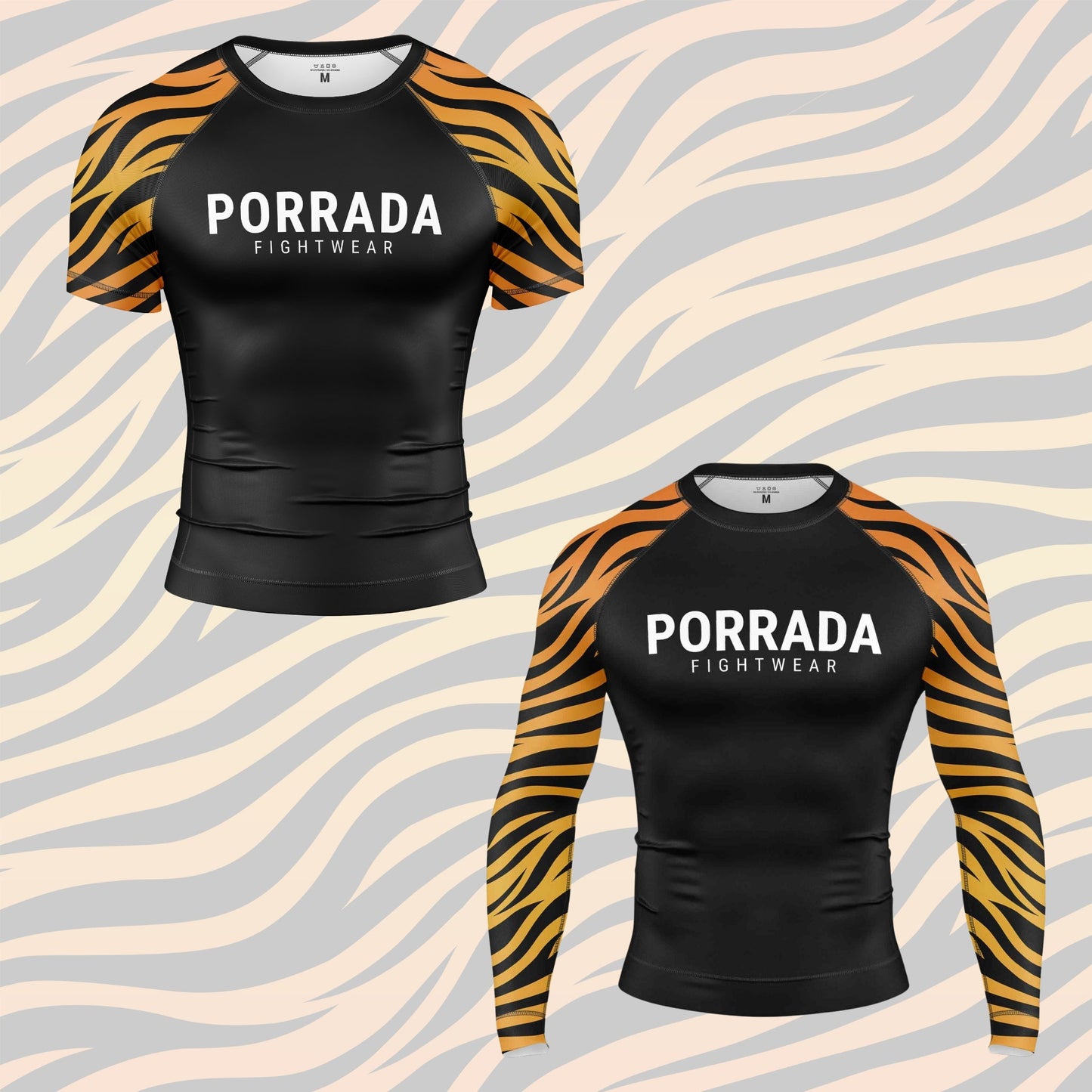 TIGER SHORT SLEEVE RASH GUARD